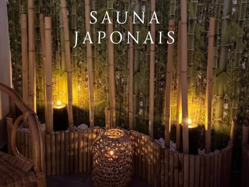 Espace Sauna Japonais du Centre Mes à Moi à Pézenas, ambiance bambou et lumière douce